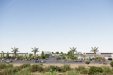 outdoor playground complex